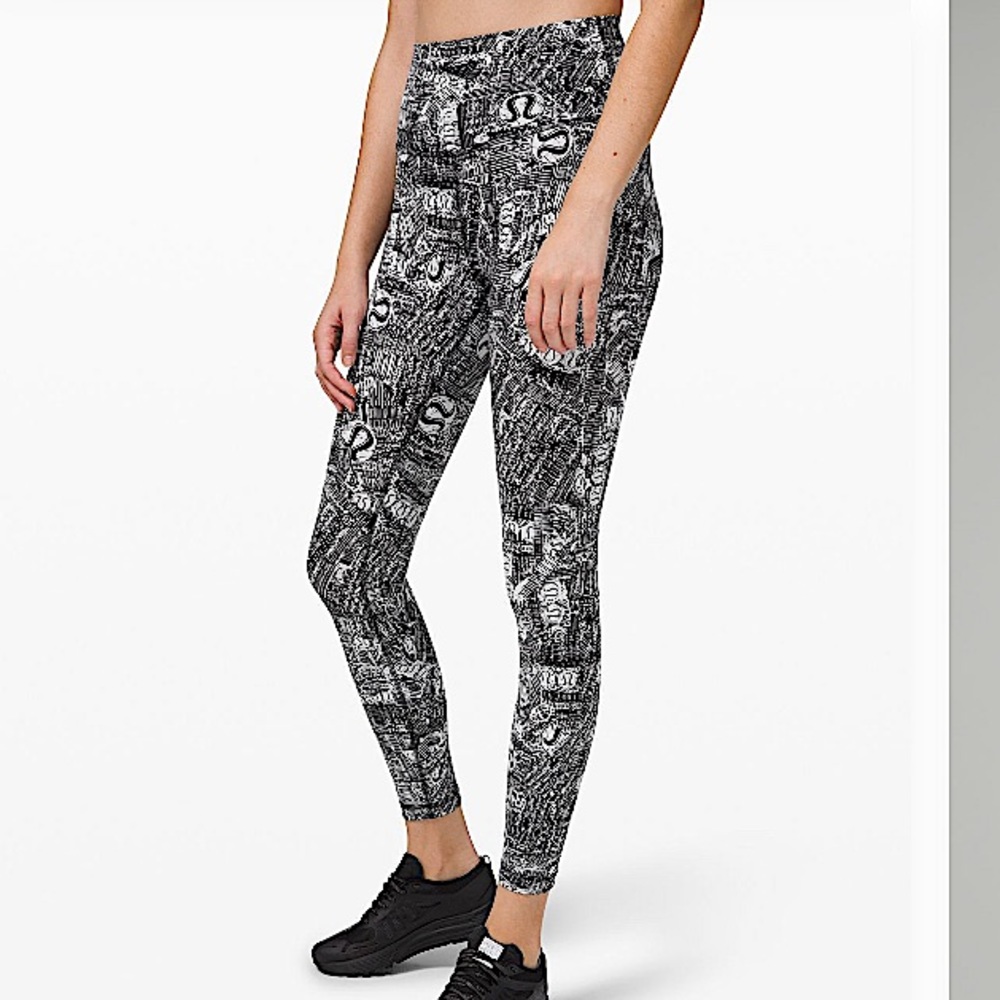 Lululemon wunder train legging black white 🎄 CHRISTMAS SALE 🎄